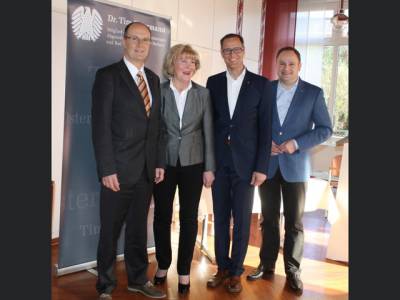 Zwei Abgeordnete des Bundestages zu Gast, Dr Roy Khne und Dr. Tim Ostermann