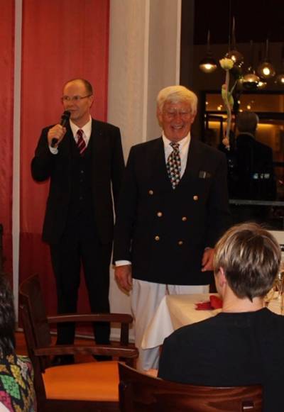 Traumschiff-Kapitn Siegfried Rauch zum Captains-Dinner